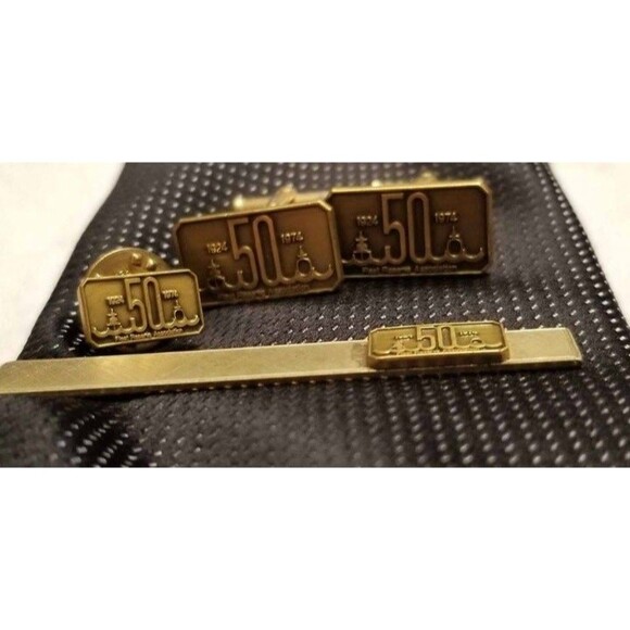 Vintage 50 Years Fleet Reserve Cufflinks - Picture 2 of 8